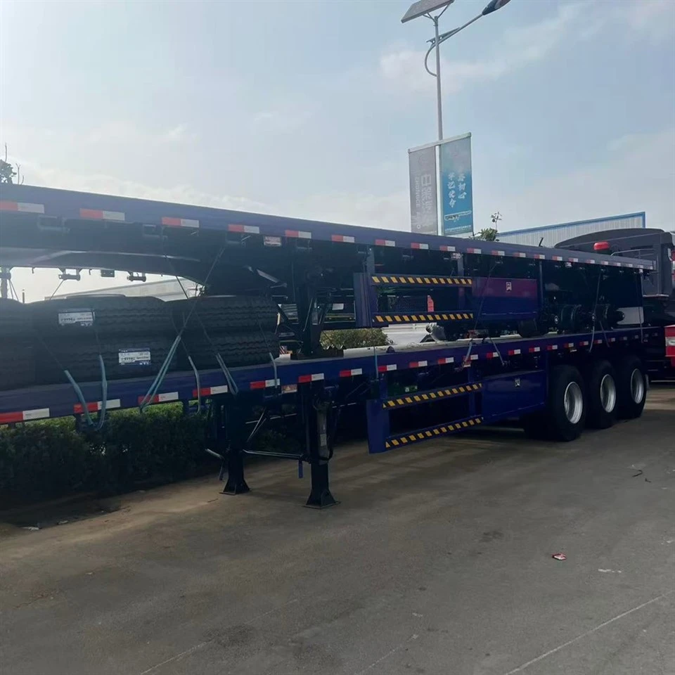 3-Axle Flatbed Semi-trailer factory