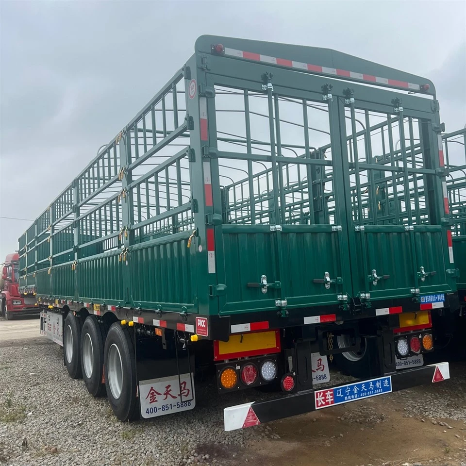 3-Axle Stake Semi-trailer