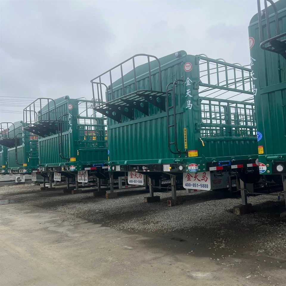 3-Axle Stake Semi-trailer factory