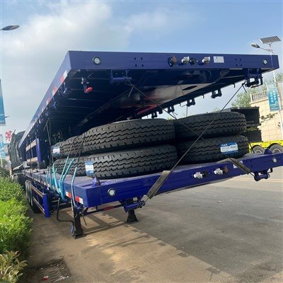 3-Axle Flatbed Semi-trailer